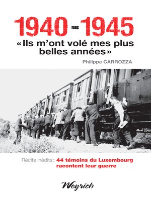 cover image of 1940-1945--"Ils m'ont volé mes plus belles années"